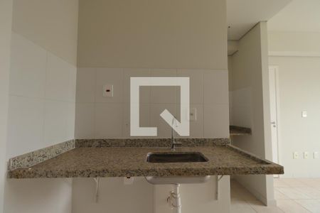 Cozinha de kitnet/studio para alugar com 1 quarto, 22m² em Iguatemi, Ribeirão Preto