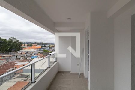 Varanda Sala de apartamento à venda com 2 quartos, 45m² em Vila Carmosina, São Paulo