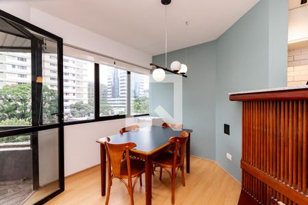 Sala/ Cozinha de apartamento para alugar com 1 quarto, 60m² em Cidade Monções, São Paulo