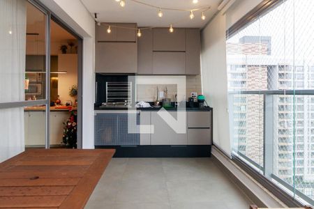 Sala - Varanda de apartamento à venda com 3 quartos, 100m² em Jardim das Acacias, São Paulo