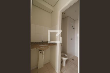 Banheiro de kitnet/studio para alugar com 1 quarto, 22m² em Iguatemi, Ribeirão Preto