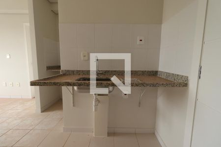 Cozinha de kitnet/studio para alugar com 1 quarto, 22m² em Iguatemi, Ribeirão Preto