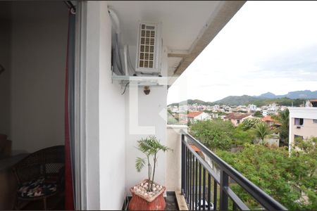 Varanda da Sala de apartamento para alugar com 3 quartos, 110m² em Jardim Sulacap, Rio de Janeiro