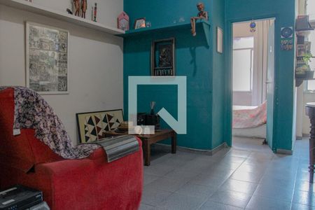 Sala  de apartamento à venda com 1 quarto, 57m² em Botafogo, Rio de Janeiro