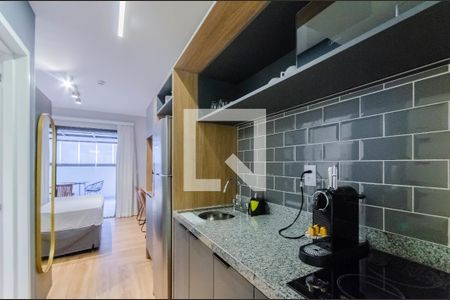 Cozinha de apartamento para alugar com 1 quarto, 38m² em Vila Mariana, São Paulo