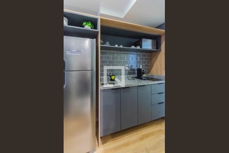 Cozinha de apartamento para alugar com 1 quarto, 38m² em Vila Mariana, São Paulo