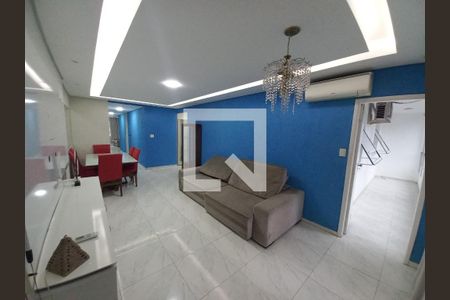 Sala de apartamento para alugar com 3 quartos, 105m² em Itararé, São Vicente