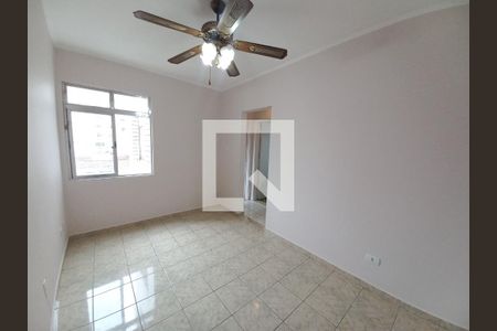 Sala de apartamento para alugar com 1 quarto, 48m² em Centro, São Vicente