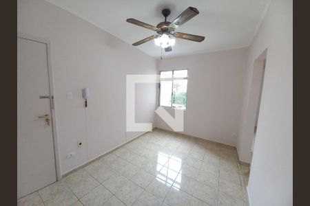 Sala de apartamento para alugar com 1 quarto, 48m² em Centro, São Vicente