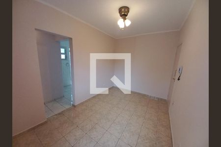 Sala de apartamento para alugar com 1 quarto, 48m² em Centro, São Vicente