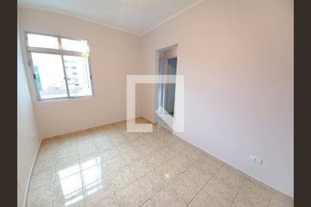 Sala de apartamento para alugar com 1 quarto, 48m² em Centro, São Vicente