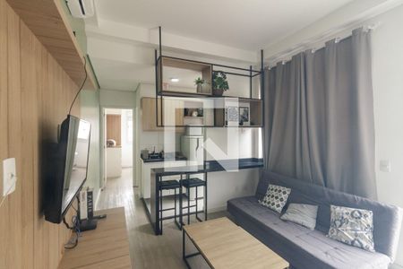 Sala de apartamento para alugar com 1 quarto, 30m² em Santa Cecilia, São Paulo