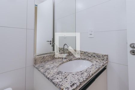 Banheiro da Suíte de apartamento para alugar com 2 quartos, 53m² em Parque Residencial Flamboyant, São José dos Campos