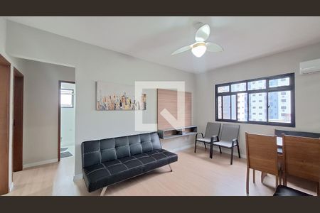 Sala de apartamento para alugar com 2 quartos, 45m² em Canto do Forte, Praia Grande