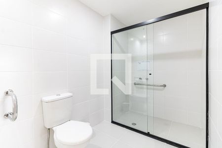 Banheiro de apartamento para alugar com 1 quarto, 32m² em Vila Gumercindo, São Paulo