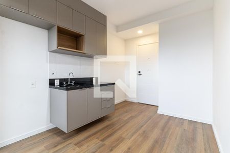 Cozinha de apartamento para alugar com 1 quarto, 32m² em Vila Gumercindo, São Paulo