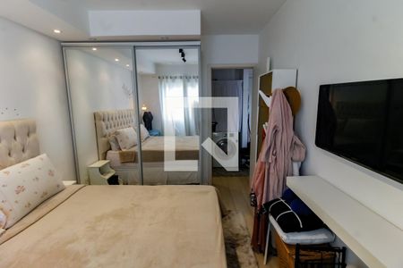 Suíte - armários de apartamento à venda com 1 quarto, 60m² em Panamby, São Paulo