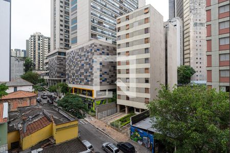 Varanda - Vista de kitnet/studio para alugar com 1 quarto, 25m² em Bela Vista, São Paulo