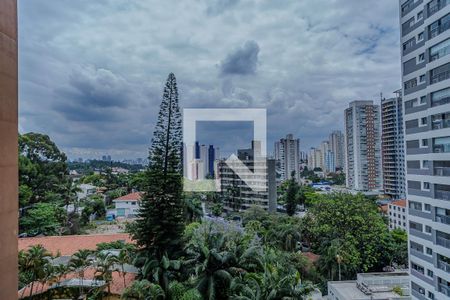 Vista da Varanda de kitnet/studio à venda com 1 quarto, 29m² em Jardim Prudência, São Paulo