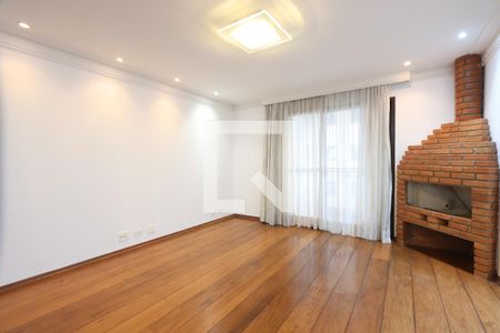 Sala da lareira de apartamento para alugar com 3 quartos, 216m² em Vila Mariana, São Paulo