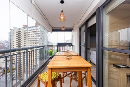 Sacada de apartamento à venda com 1 quarto, 49m² em Bela Vista, São Paulo