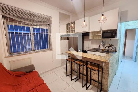 Sala de apartamento para alugar com 1 quarto, 40m² em Flamengo, Rio de Janeiro