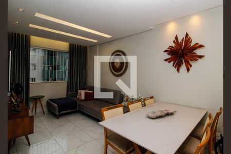 Sala de apartamento à venda com 3 quartos, 94m² em Silveira, Belo Horizonte