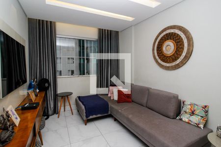 Sala de apartamento à venda com 3 quartos, 94m² em Silveira, Belo Horizonte