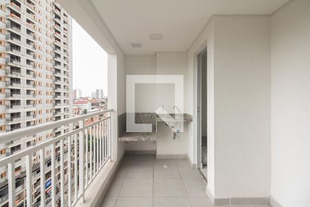 Varanda Gourmet  de apartamento à venda com 1 quarto, 39m² em Penha de França, São Paulo