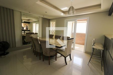 Sala de Jantar de casa à venda com 4 quartos, 336m² em Guarujá, Porto Alegre