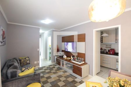 Sala de apartamento à venda com 3 quartos, 75m² em Castelo, Belo Horizonte