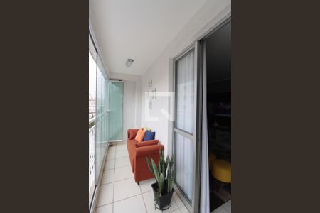 Varanda da Sala de apartamento à venda com 3 quartos, 75m² em Castelo, Belo Horizonte