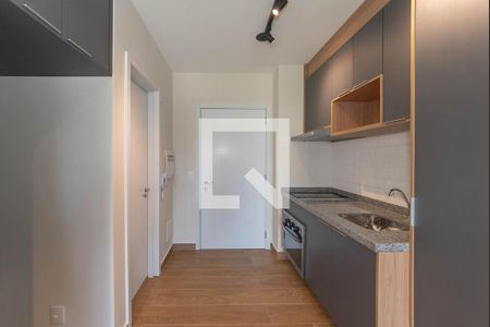 Cozinha de kitnet/studio para alugar com 1 quarto, 25m² em Campo Belo, São Paulo