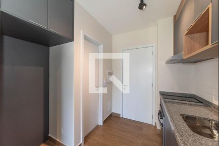 Cozinha de kitnet/studio para alugar com 1 quarto, 25m² em Campo Belo, São Paulo