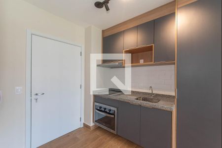 Cozinha de kitnet/studio para alugar com 1 quarto, 25m² em Campo Belo, São Paulo