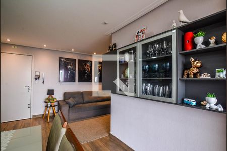 Sala de Jantar de apartamento à venda com 2 quartos, 70m² em Vila Valparaíso, Santo André