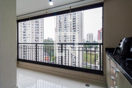 Varanda da Sala de apartamento para alugar com 2 quartos, 70m² em Jardim Parque Morumbi, São Paulo