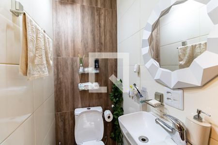 Lavabo de casa de condomínio à venda com 3 quartos, 130m² em Vila Caraguata, São Paulo