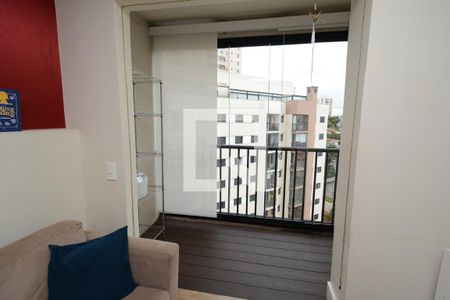 Varanda da Sala de apartamento à venda com 2 quartos, 50m² em Jardim Umuarama, São Paulo