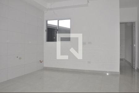 Detalhe - Sala / Cozinha / Área de Serviço de apartamento para alugar com 1 quarto, 30m² em Vila Mangalot, São Paulo