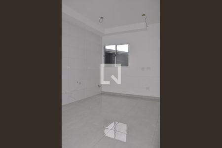 Detalhe - Sala / Cozinha / Área de Serviço de apartamento para alugar com 1 quarto, 30m² em Vila Mangalot, São Paulo