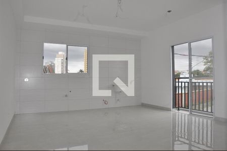 Detalhe - Sala / Cozinha / Área de Serviço de apartamento à venda com 2 quartos, 49m² em Vila Mangalot, São Paulo