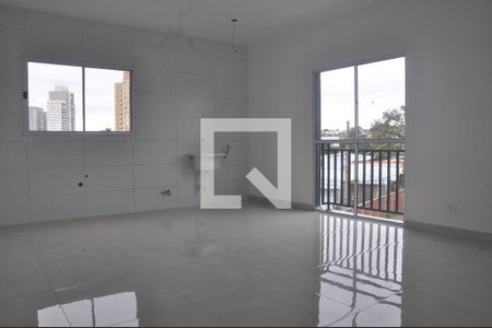 Detalhe - Sala / Cozinha / Área de Serviço de apartamento à venda com 2 quartos, 49m² em Vila Mangalot, São Paulo