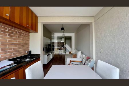 Sala de Jantar de apartamento à venda com 1 quarto, 53m² em Pinheiros, São Paulo