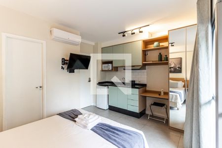 Studio de kitnet/studio para alugar com 1 quarto, 25m² em República, São Paulo