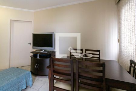 Sala de apartamento para alugar com 2 quartos, 80m² em Jardim Asturias, Guarujá