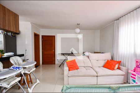 Sala de apartamento à venda com 3 quartos, 85m² em Palmares, Belo Horizonte