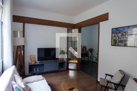 Sala de apartamento à venda com 3 quartos, 90m² em São Pedro, Belo Horizonte