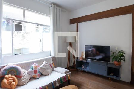 Sala de apartamento à venda com 3 quartos, 90m² em São Pedro, Belo Horizonte