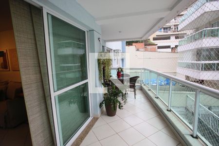 Varanda da Sala de apartamento à venda com 3 quartos, 113m² em Jacarepaguá, Rio de Janeiro